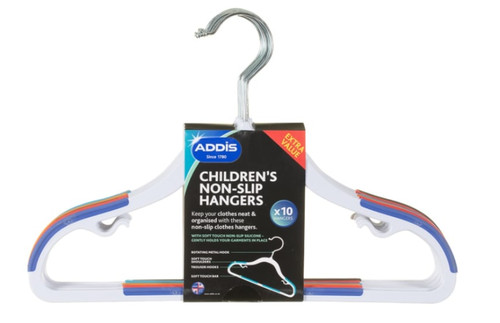 Addis non slip hangers 10pk - non-slip,