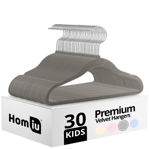 Kids velvet clothes hangers - velvet,