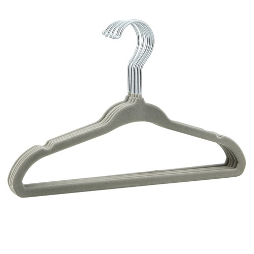 Grey clothes hangers - grey,