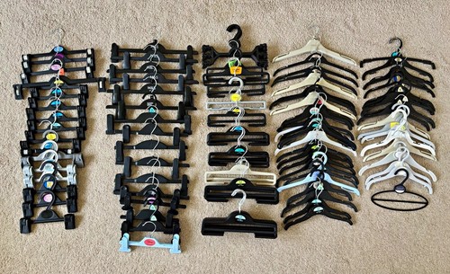 130 kids clothes hangers - 130,